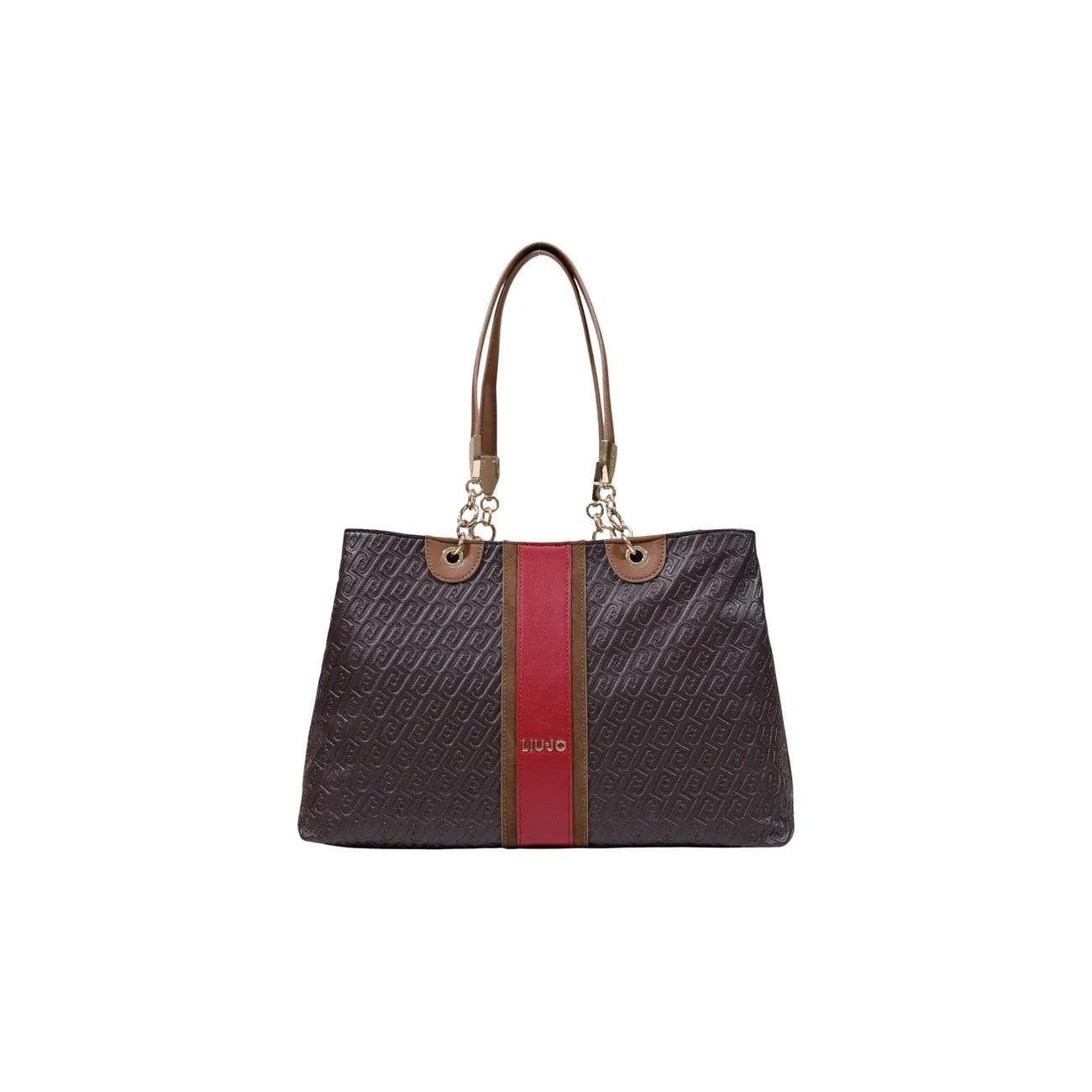Liu Jo Women Black Shopping Bag With Zip Fastening And Shoulder Strap by Liu Jo