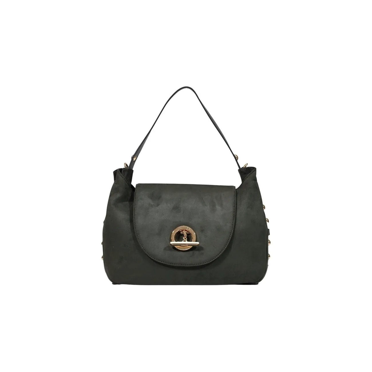 Liu Jo Women Black Faux Leather Boston Bag Premium Elegant Handbag by Liu Jo