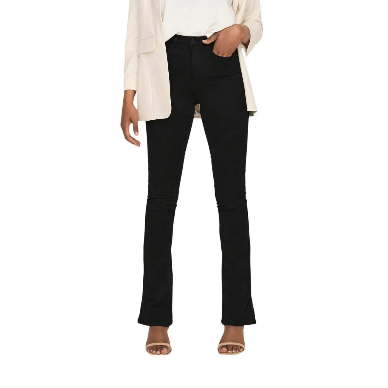 Only Women Trousers Premium Soft Stretch Cotton Essential Fit by Only