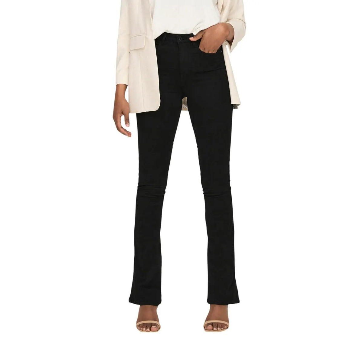 Only Women Trousers Premium Soft Stretch Cotton Essential Fit by Only