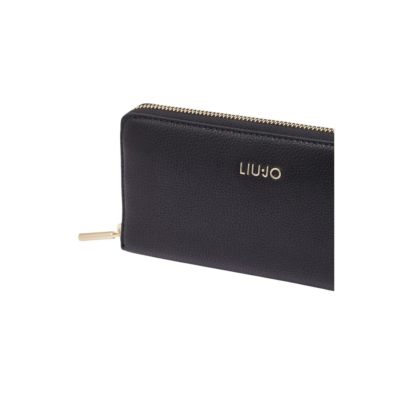 Liu Jo Women Wallet Black Zip Secure Storage Inside Pockets Elegant Design by Liu Jo