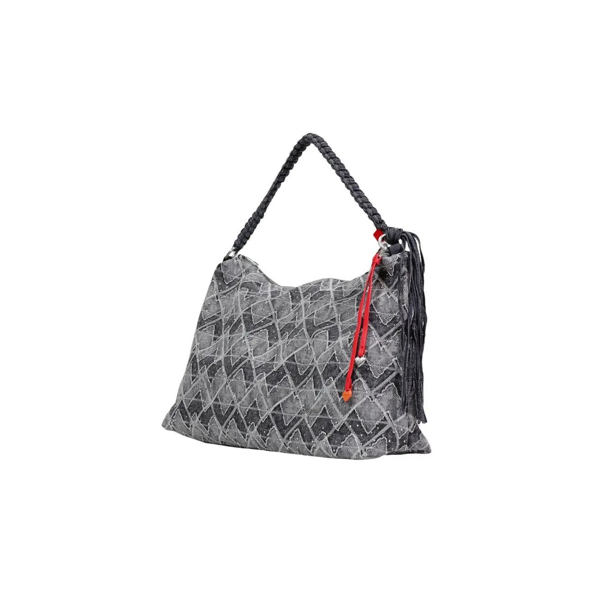 Desigual Women Cotton Handbag Stylish Geometric Pattern Zip Fastening by Desigual