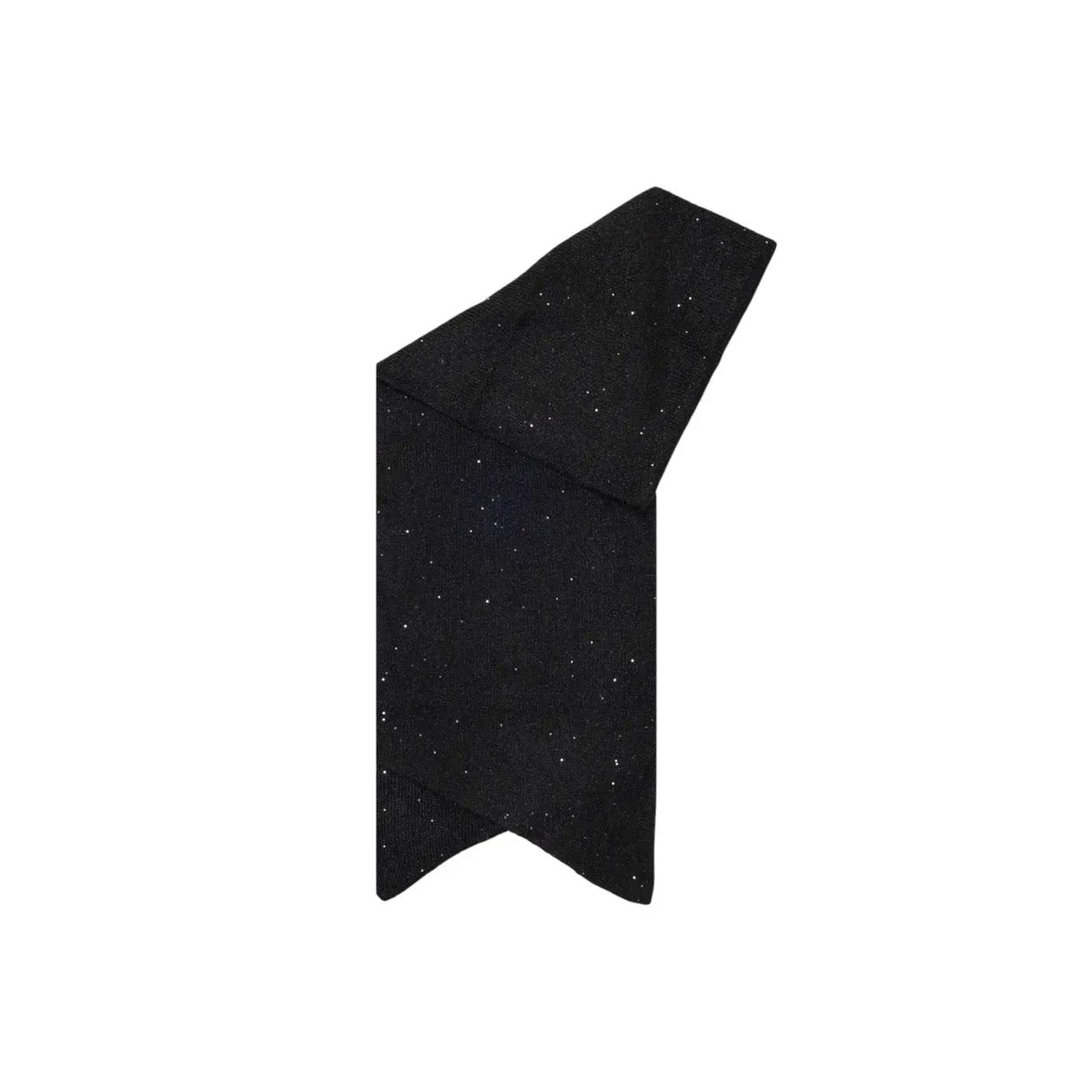 Only Women Sparkling Black Paillettes Wool Blend Scarf Warm Winter Accessory by Only