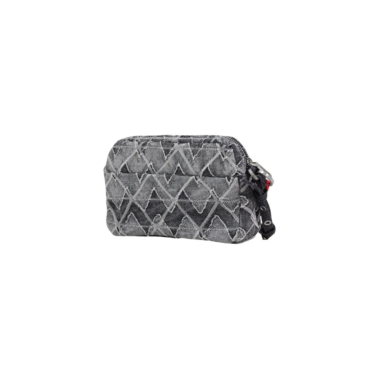 Desigual Women Blue Denim Shoulder Bag Zipper Cotton Pockets Stylish by Desigual