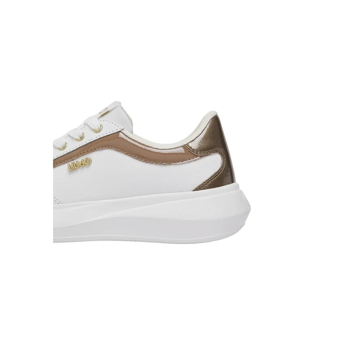 Essential Liu Jo White Womens Sneakers Premium Leather Style by Liu Jo