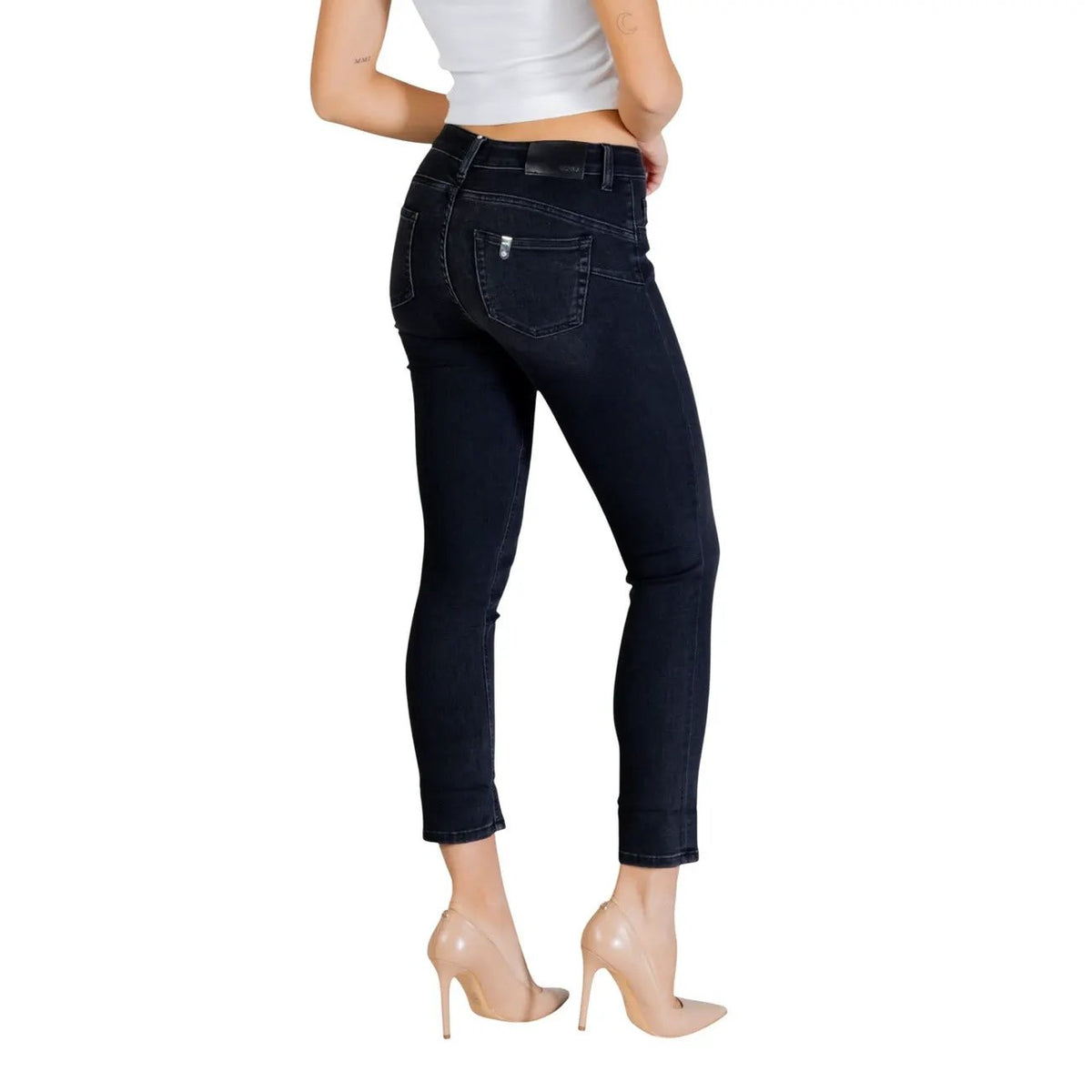 Liu Jo Women Black Skinny Stretch Jeans Premium Comfortable Denim by Liu Jo