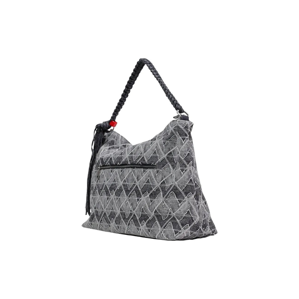 Desigual Women Cotton Handbag Stylish Geometric Pattern Zip Fastening by Desigual