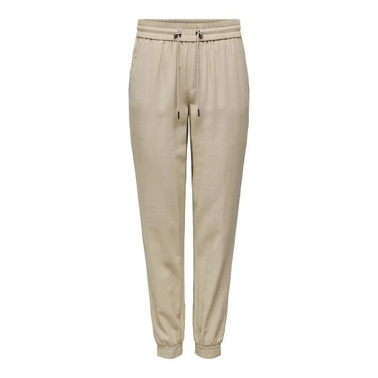 Only Women Trousers Crafted With Premium Breathable Viscose Blend by Only
