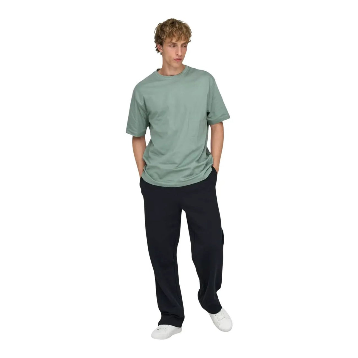 Only & Sons Men Essentials Pure Cotton T Shirt Soft Relaxed Fit by Only & Sons