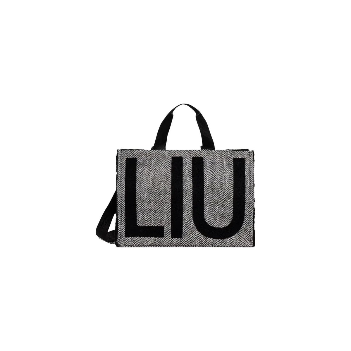Liu Jo Women Brown Leopard Print Logo Handbag Premium Shoulder Strap Zip Pocket by Liu Jo