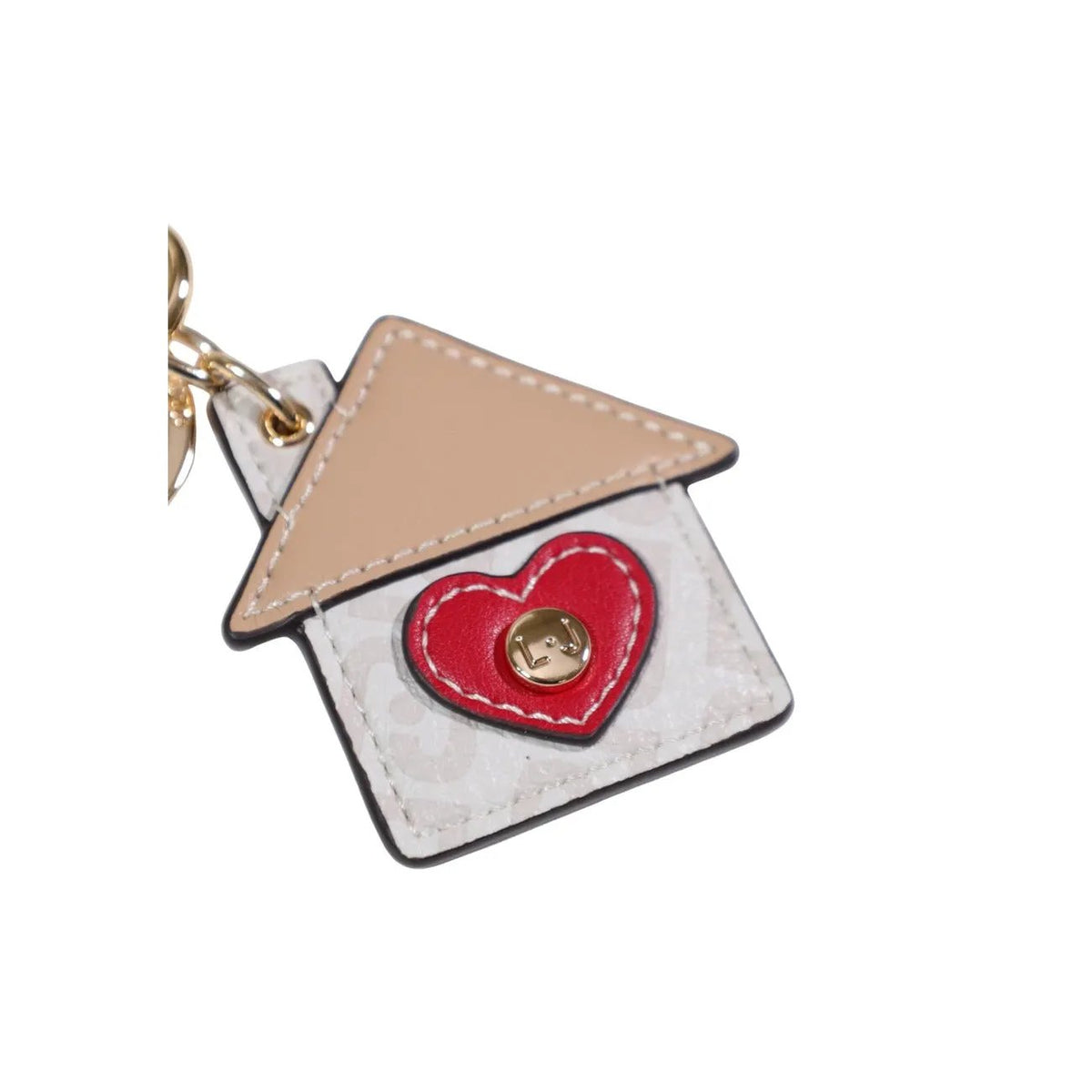 Liu Jo Women Designer House Shaped Keyring With Romantic Heart Detail by Liu Jo