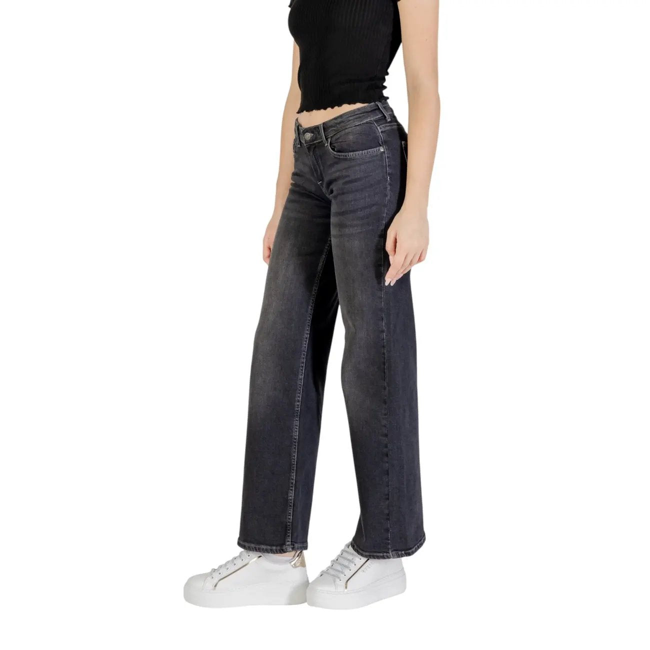 Only Women's Black Premium Stretch Jeans Comfortable Casual Style by Only