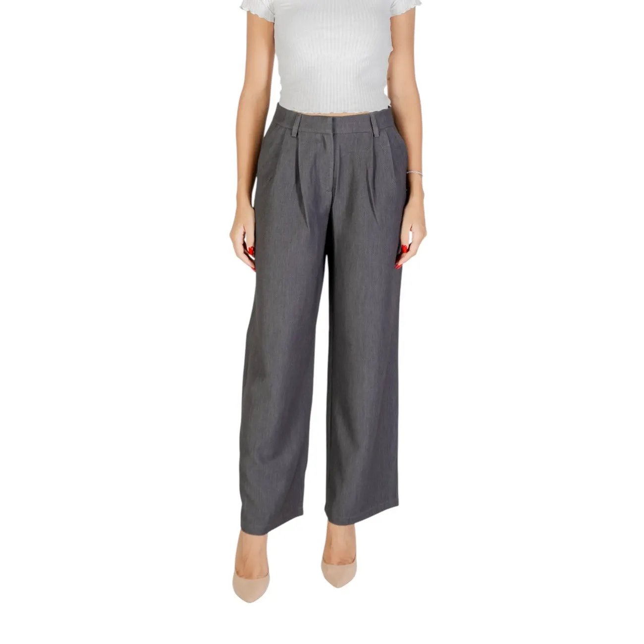 Only Women Premium Stretch Trousers With Functional Front Pockets by Only