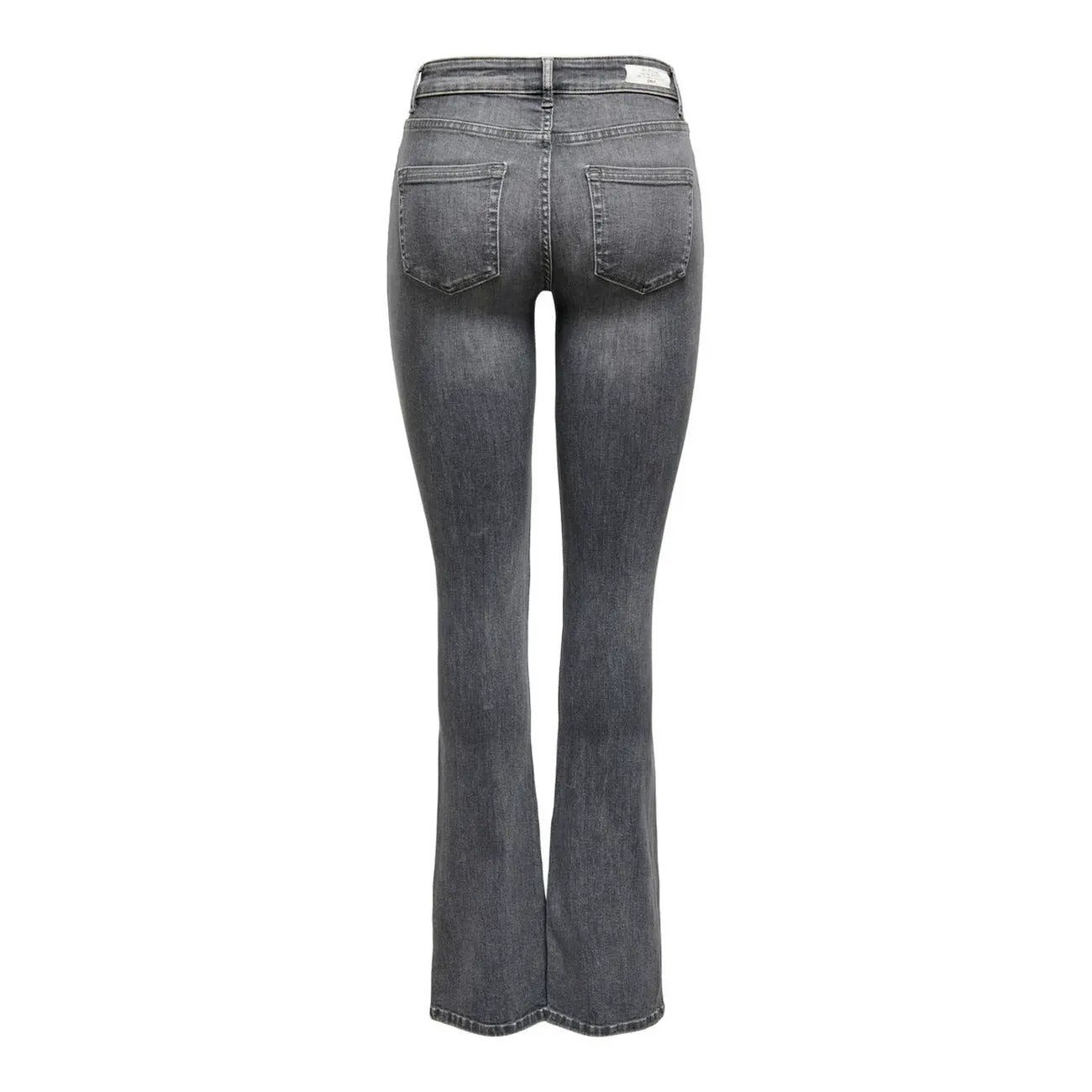 Only Women Grey Stretch Jeans Premium Cotton Lycra Blend Comfortable Casual Design by Only