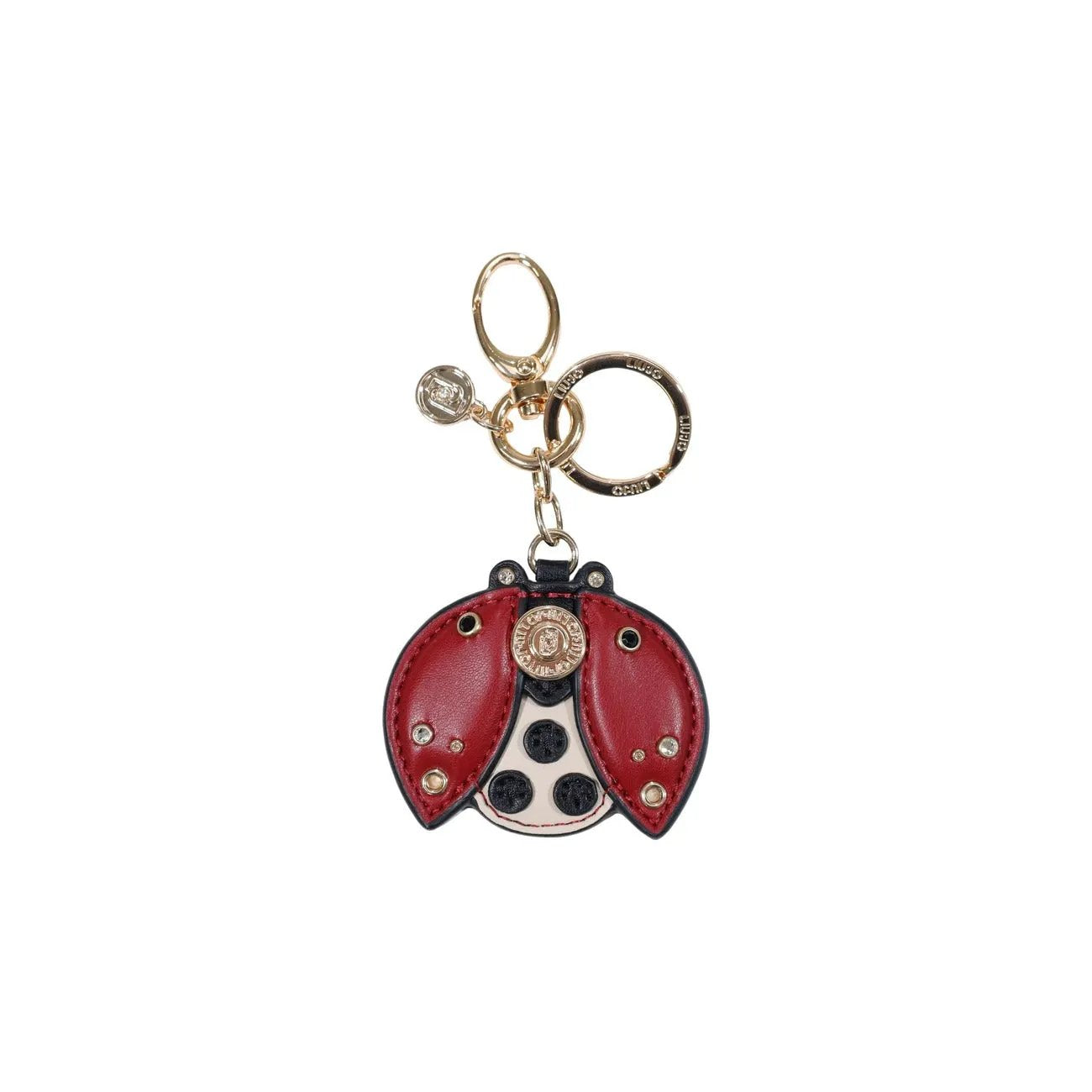 Liu Jo Women Chic Red Ladybug Faux Leather Keyring Charm Accessories by Liu Jo