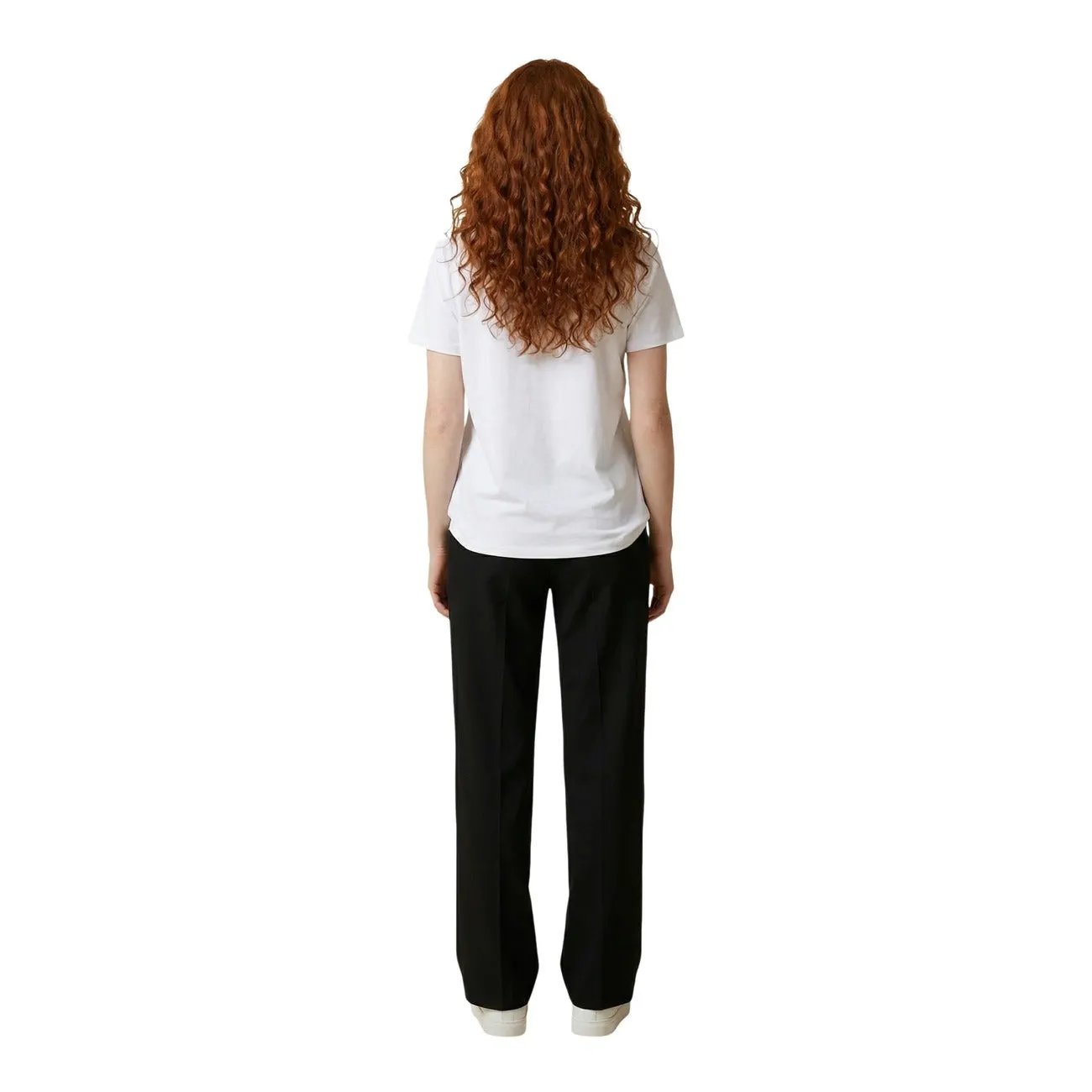 Liu Jo Women White Pure Cotton Tshirt With Summer Stylish Logo Print Design by Liu Jo
