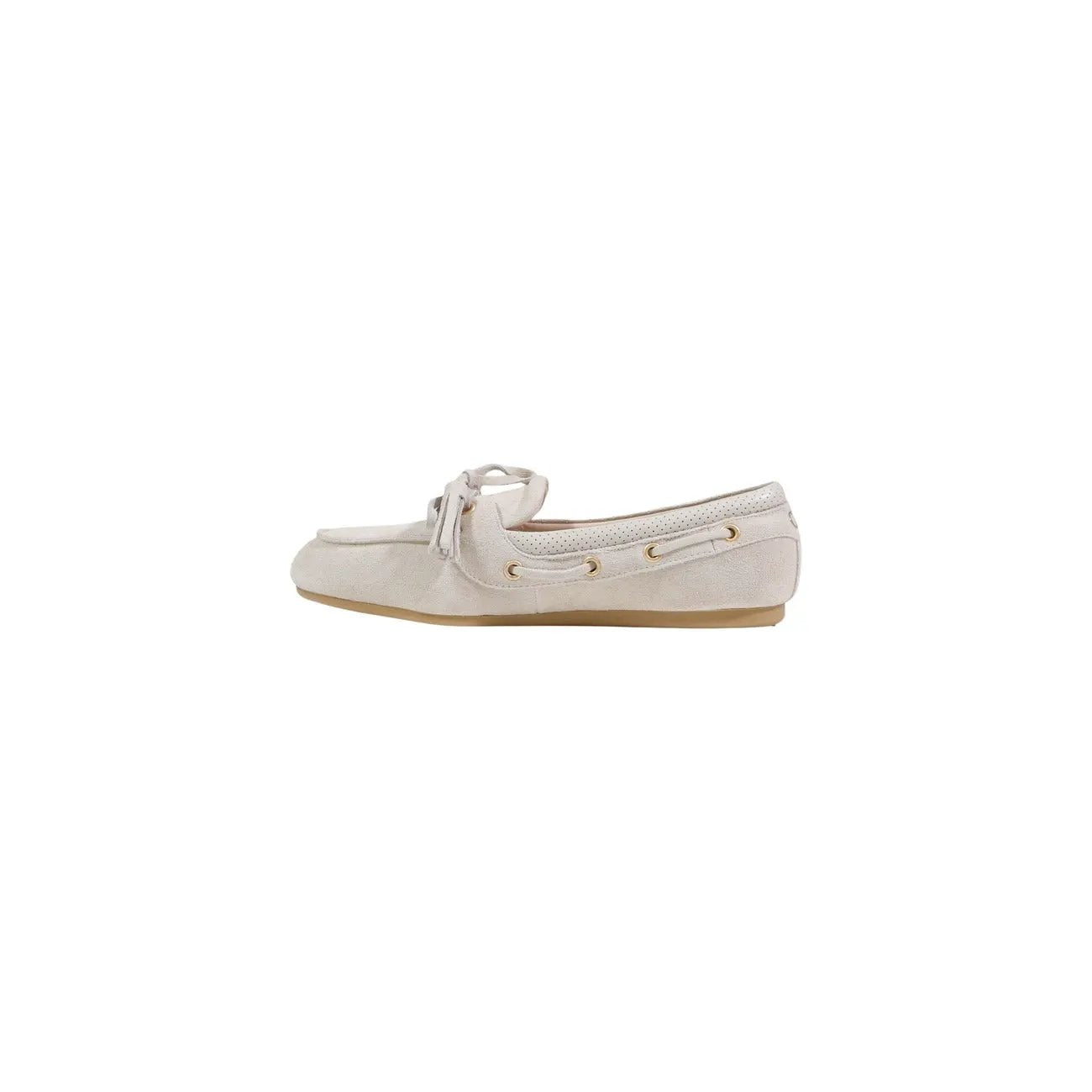 Liu Jo Women Elegant White Premium Suede Moccasin Comfortable Shoes by Liu Jo