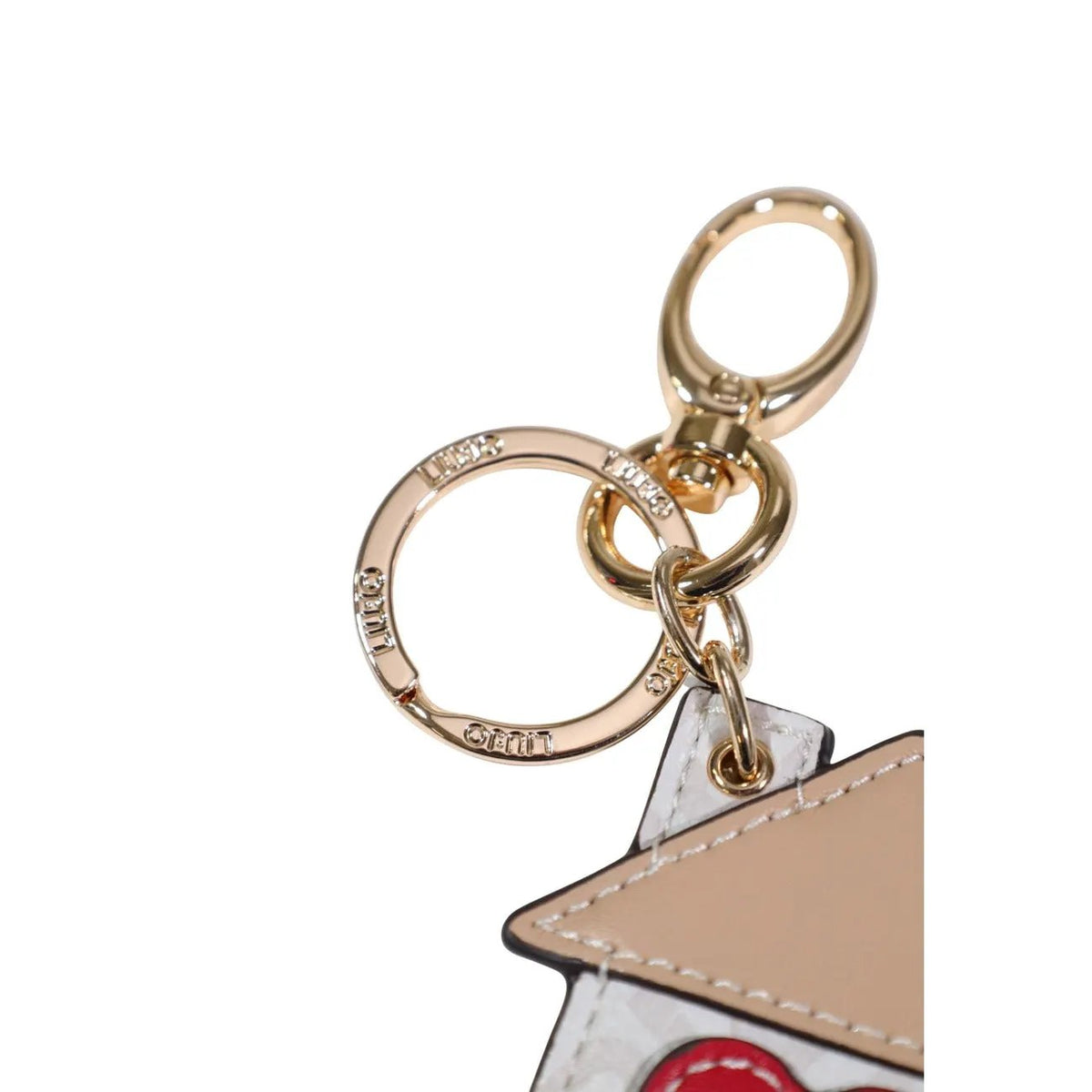 Liu Jo Women Designer House Shaped Keyring With Romantic Heart Detail by Liu Jo