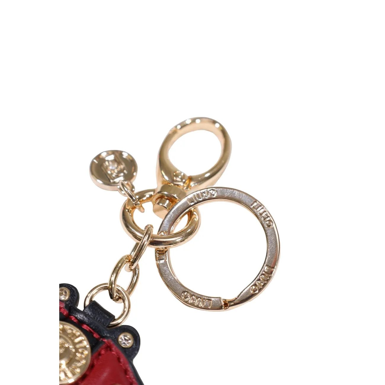 Liu Jo Women Chic Red Ladybug Faux Leather Keyring Charm Accessories by Liu Jo