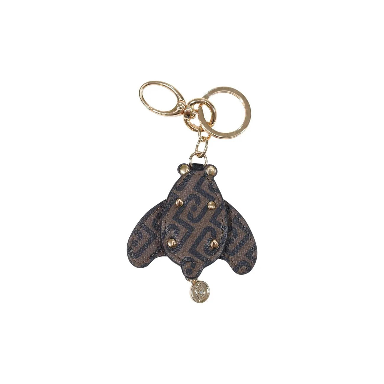Liu Jo Women Bee Key Ring With Gold Tone Hardware Faux Leather Charm by Liu Jo