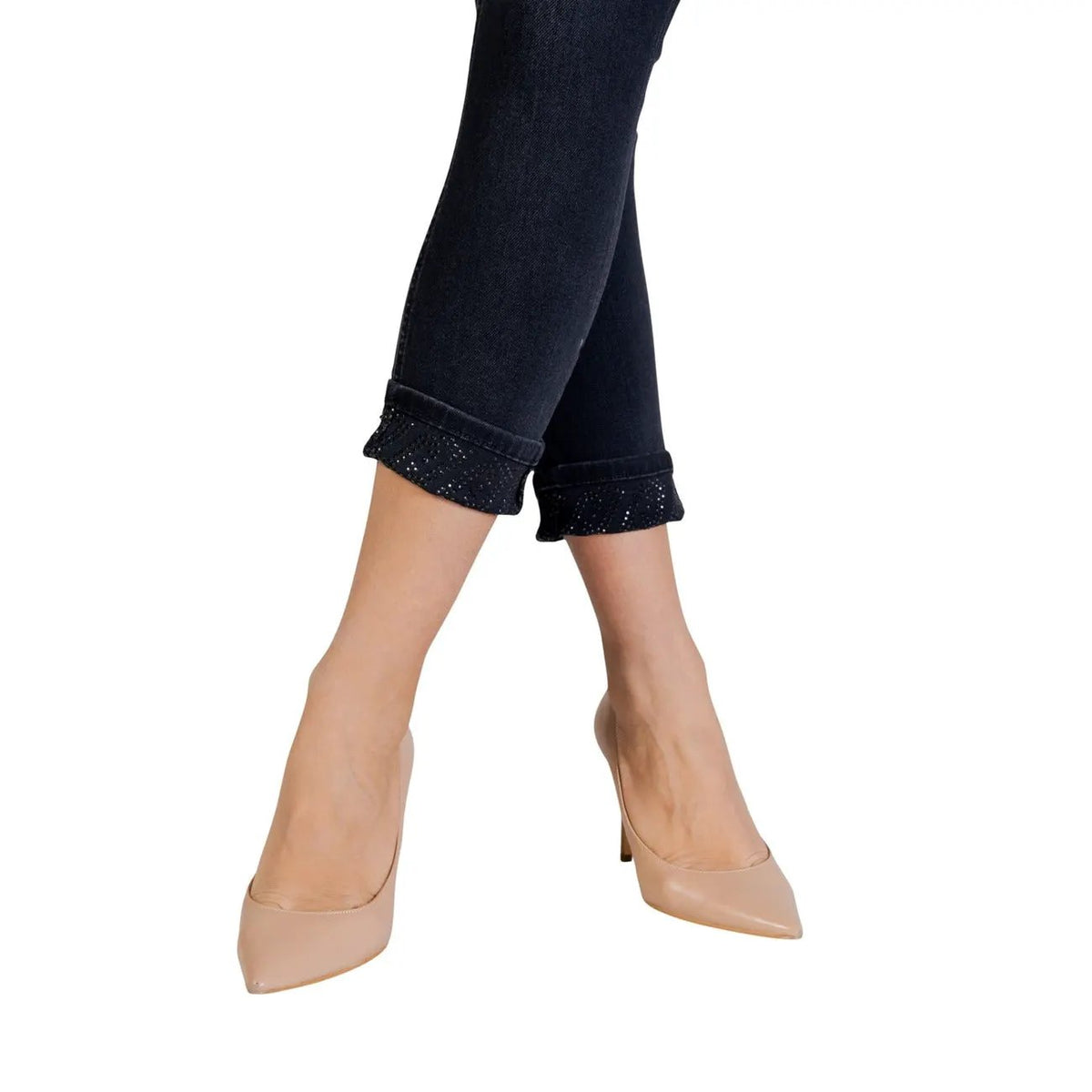 Liu Jo Women Black Skinny Stretch Jeans Premium Comfortable Denim by Liu Jo