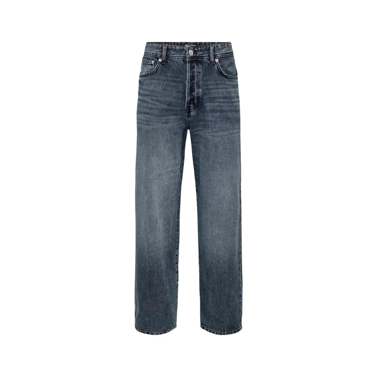 Only & Sons Men Deep Indigo Premium Organic Cotton Relaxed Jeans by Only & Sons