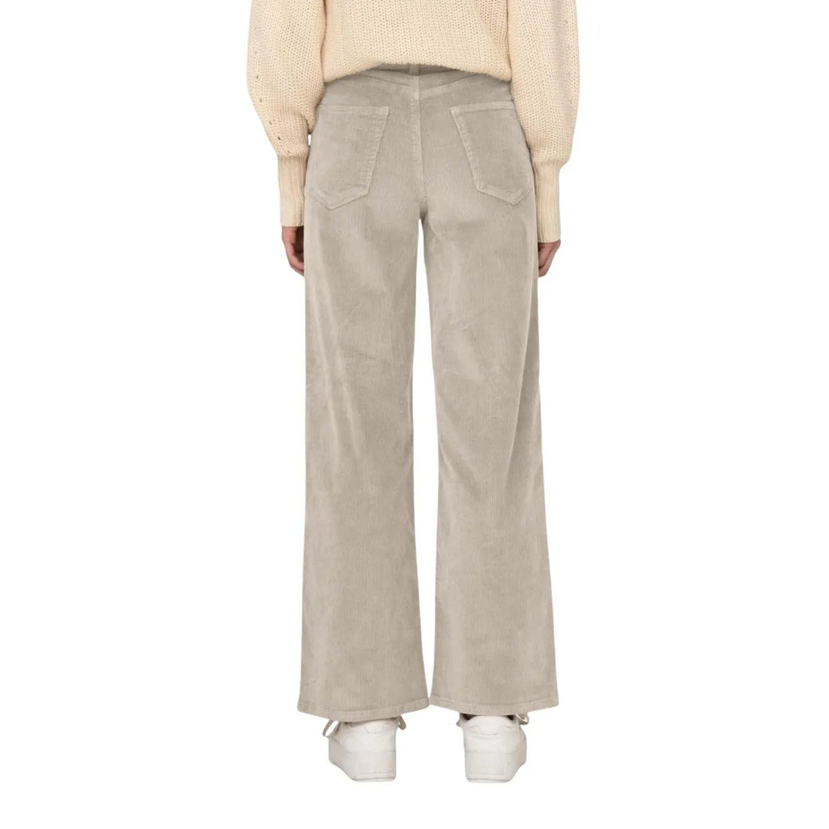 Only Women Premium Cotton Trousers Featuring Zip Closure Pocket by Only