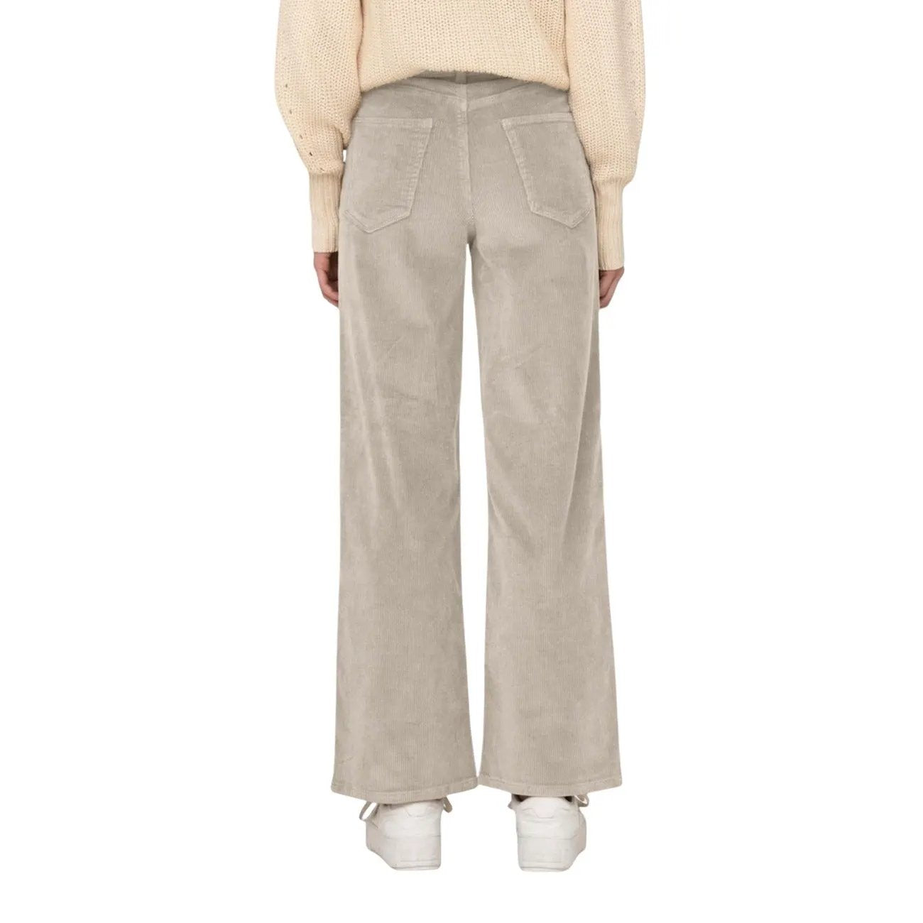 Only Women Premium Cotton Trousers Featuring Zip Closure Pocket by Only