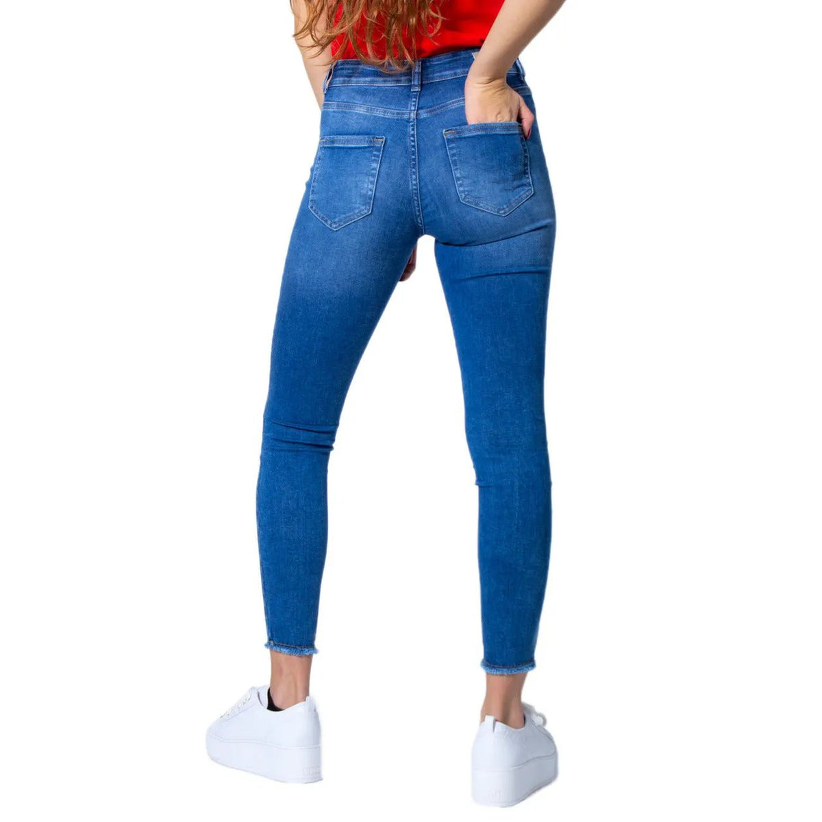 Only Womens Classic Stretch Cotton Casual Blue Jeans Daily Wear by Only