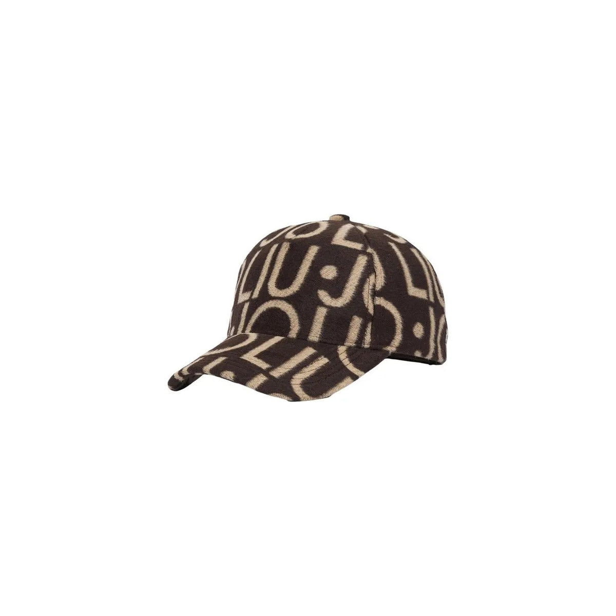 Liu Jo Women Brown Cashmere Blend Luxurious Ribbed Knit Winter Cap by Liu Jo