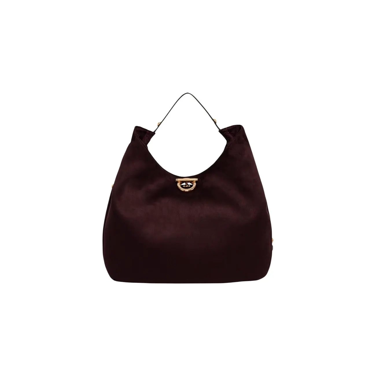 Liu Jo Women Stylish Purple Faux Leather Hobo Bag With Zip Inside Pocket by Liu Jo