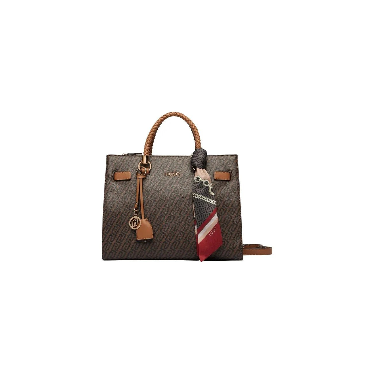 Liu Jo Women Black Shopping Bag With Zip Fastening And Shoulder Strap by Liu Jo