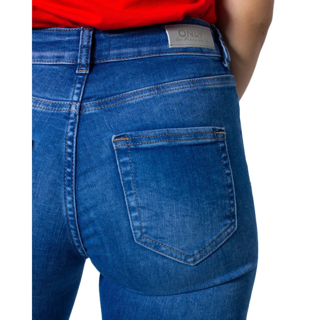 Only Womens Classic Stretch Cotton Casual Blue Jeans Daily Wear by Only