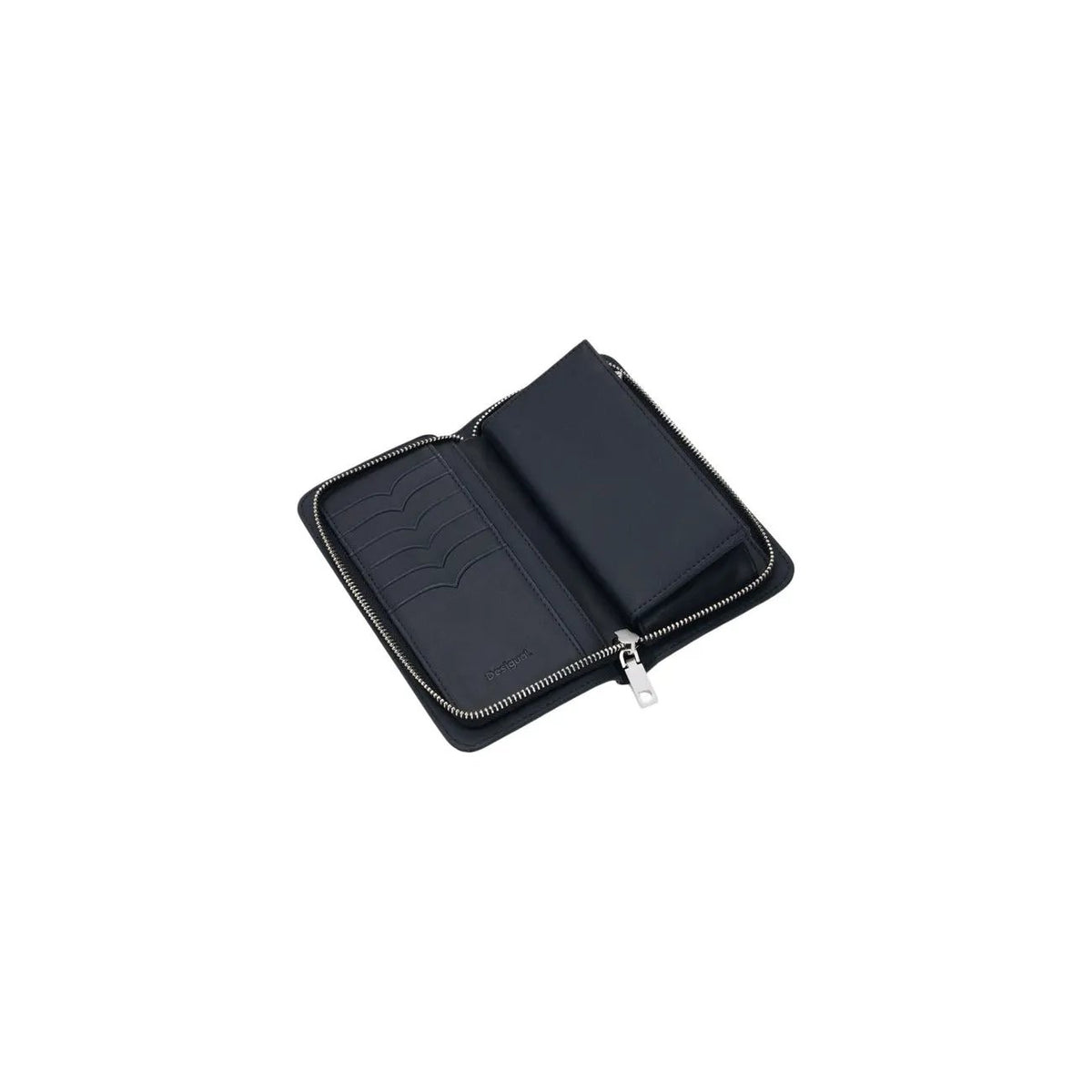 Desigual Women Elegant Black Zip Wallet With Secure Inner Pockets by Desigual