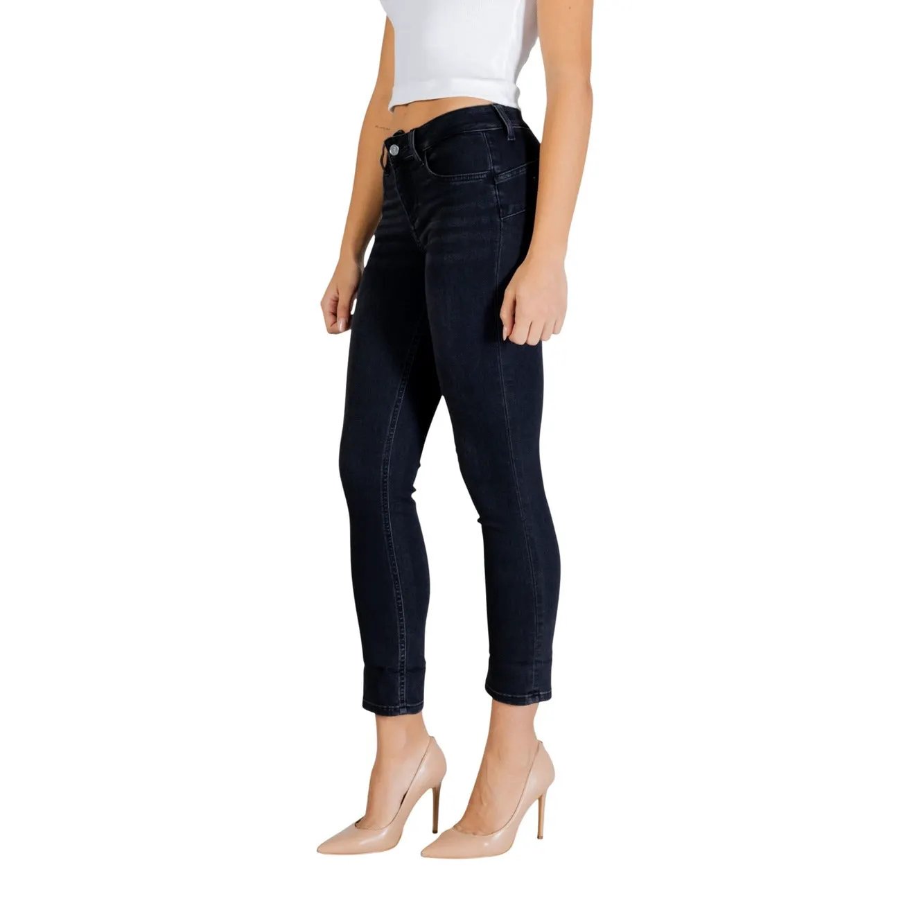 Liu Jo Women Black Skinny Stretch Jeans Premium Comfortable Denim by Liu Jo