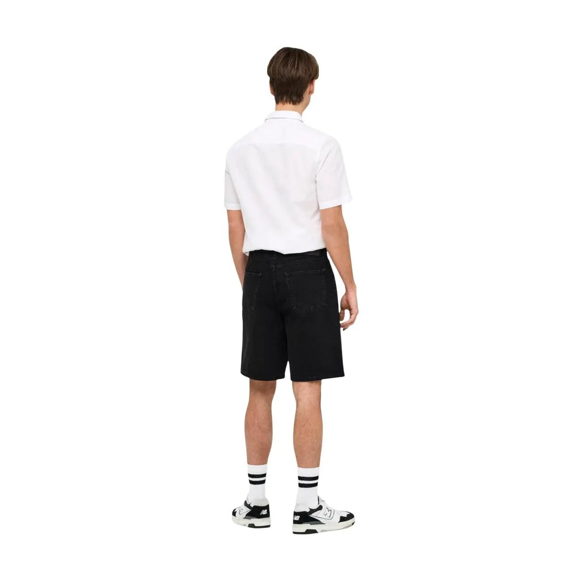 Stylish Only & Sons Men Black Organic Cotton Summer Casual Shorts by Only & Sons
