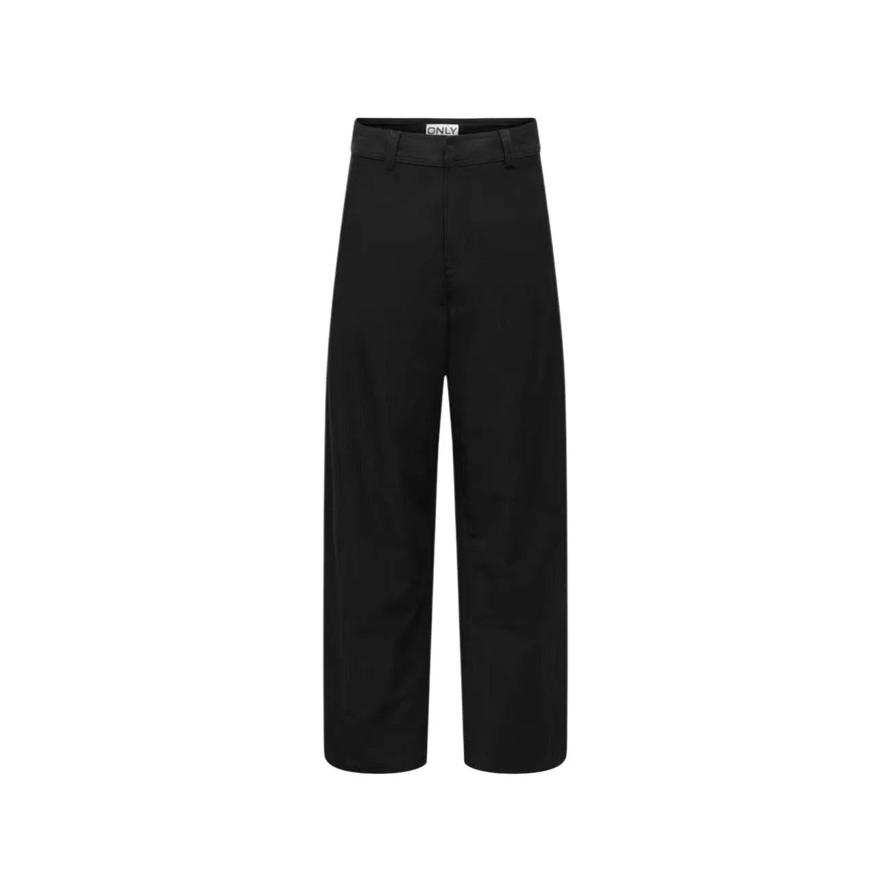 Only Women Black Stretch Barrel Trousers Premium Comfortable Fall Style by Only