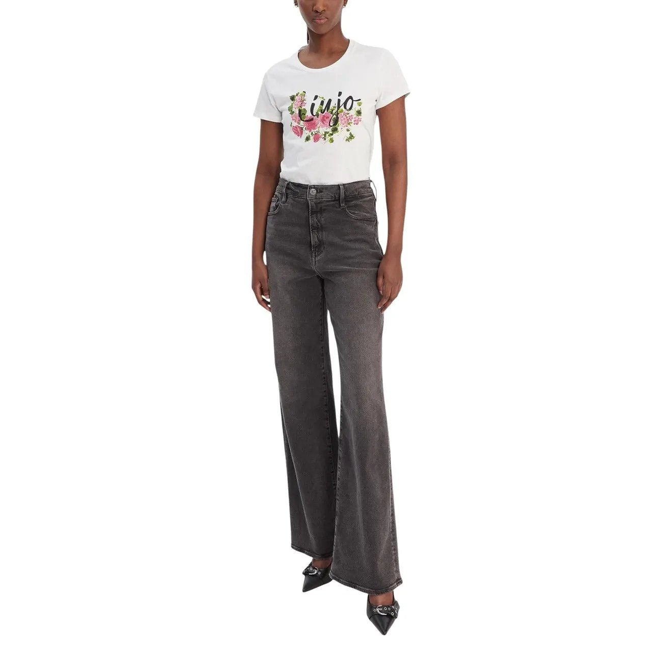 Liu Jo Women Essential 100 Cotton T Shirt For Effortless Summer Style by Liu Jo