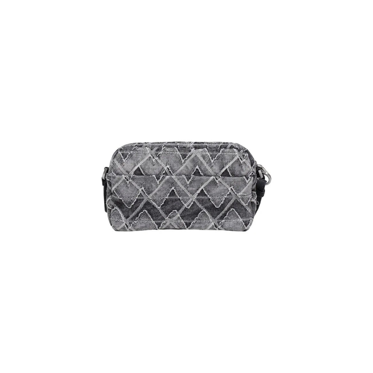 Desigual Women Blue Denim Shoulder Bag Zipper Cotton Pockets Stylish by Desigual