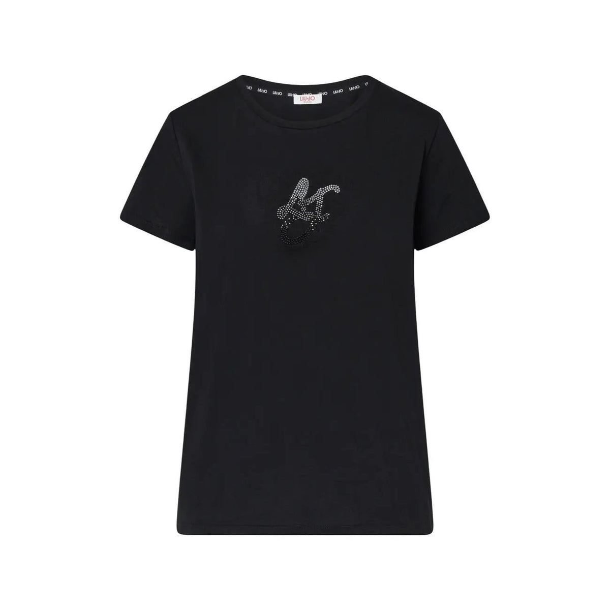 Liu Jo Women Premium Cotton Tshirt Classic Fit Soft Everyday Essential by Liu Jo