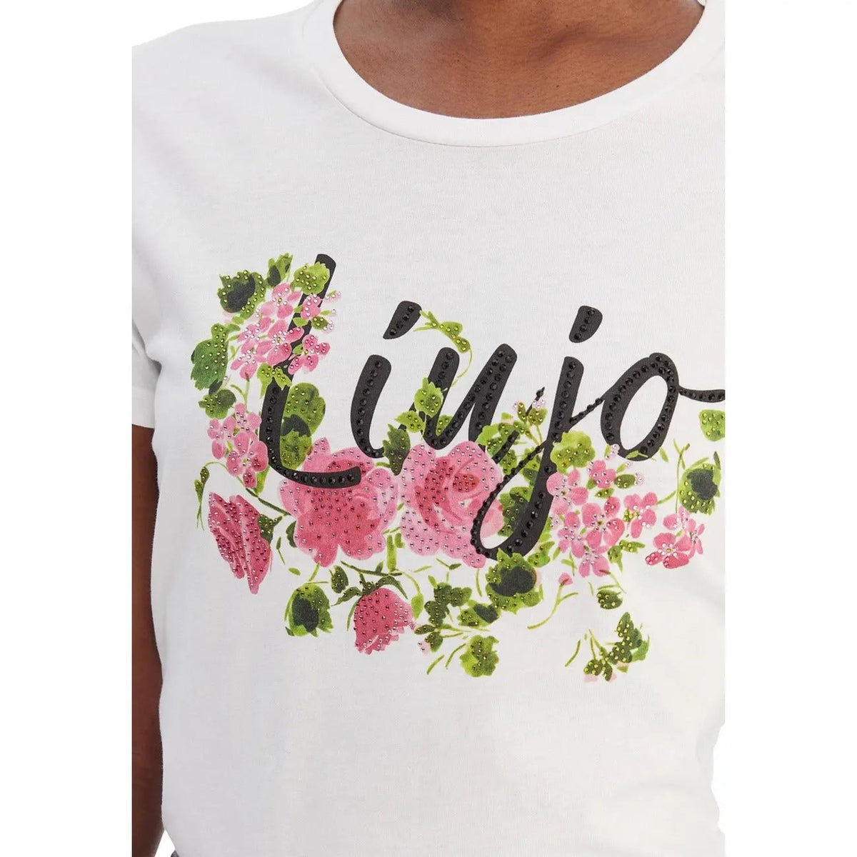 Liu Jo Women Essential 100 Cotton T Shirt For Effortless Summer Style by Liu Jo