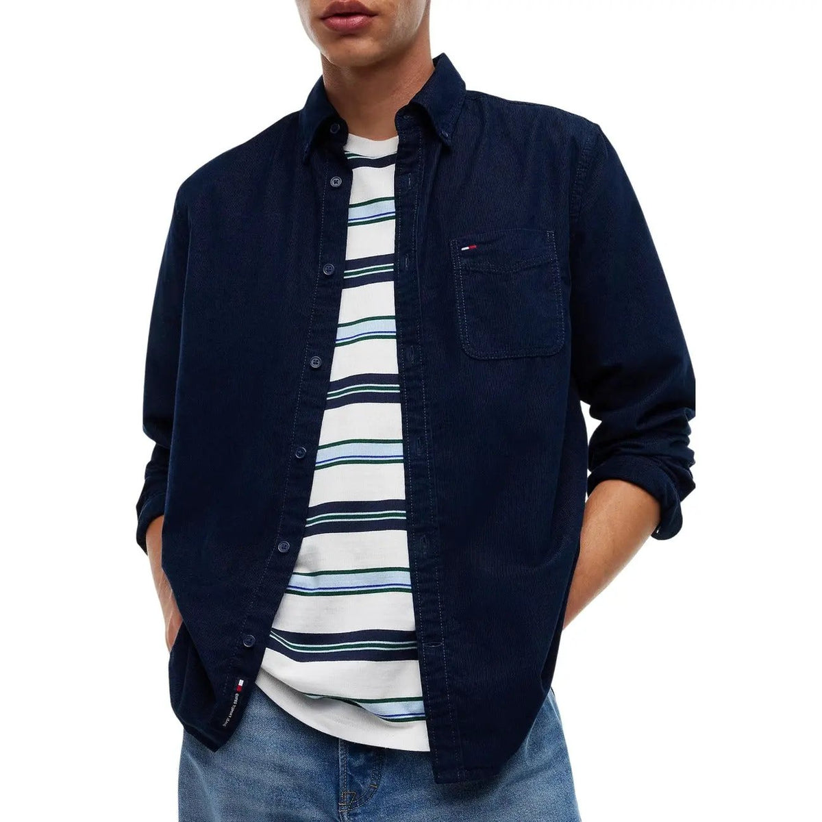 Tommy Hilfiger Jeans - Tommy Hilfiger Jeans Men Shirt by Tommy Hilfiger Jeans