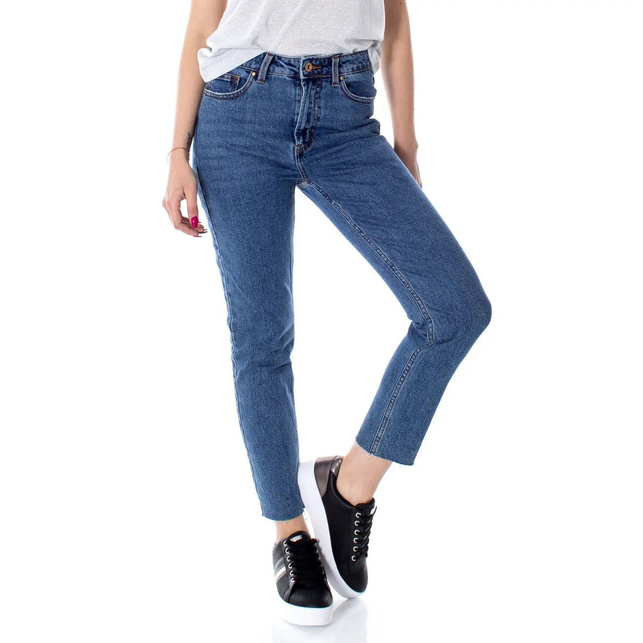 Only Ultimate Blue Stretch Cotton Jeans For Trendsetting Women by Only