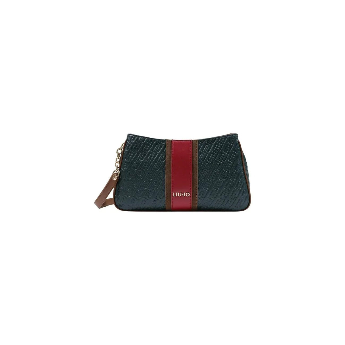Liu Jo Women Green Utility Shoulder Bag Stylish Zip Secure Premium Look by Liu Jo