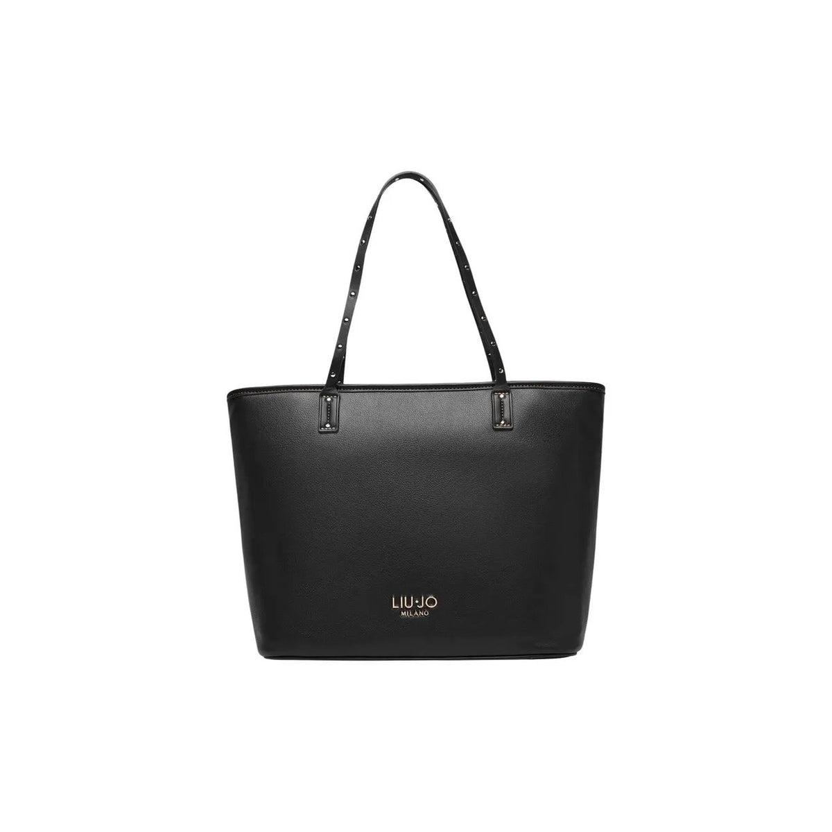 Liu Jo Women Black Shopping Bag With Zip Fastening And Shoulder Strap by Liu Jo