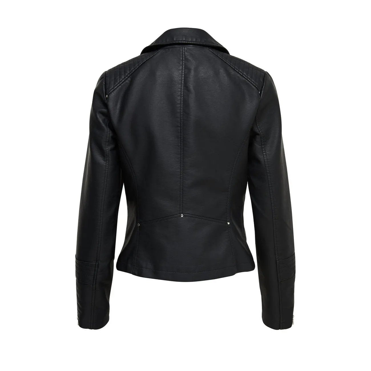 Only Women Sleek Black Blazer With Secure Zip Closure And Pockets by Only
