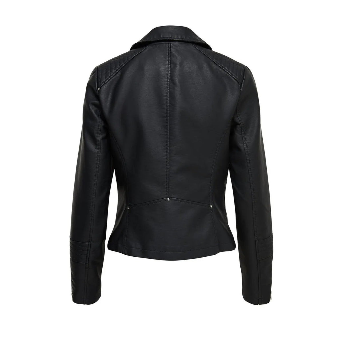 Only Women Sleek Black Blazer With Secure Zip Closure And Pockets by Only