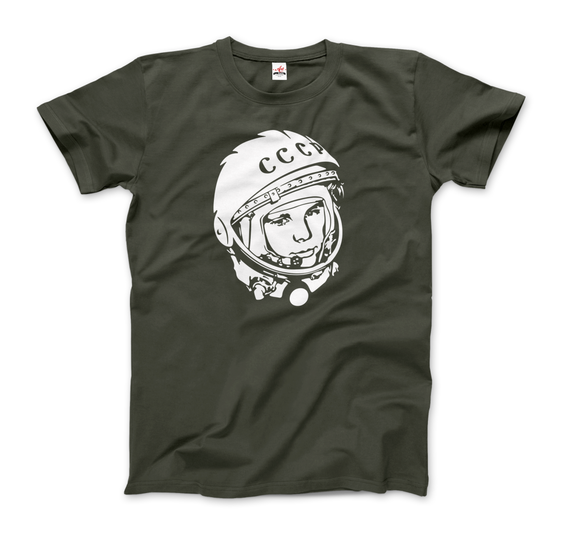 Yuri Gagarin CCCP Design t-shirt by Art-O-Rama Shop